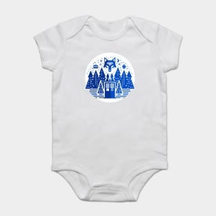 Bad Wolf Spiffy Christmas Jumper Baby Bodysuit